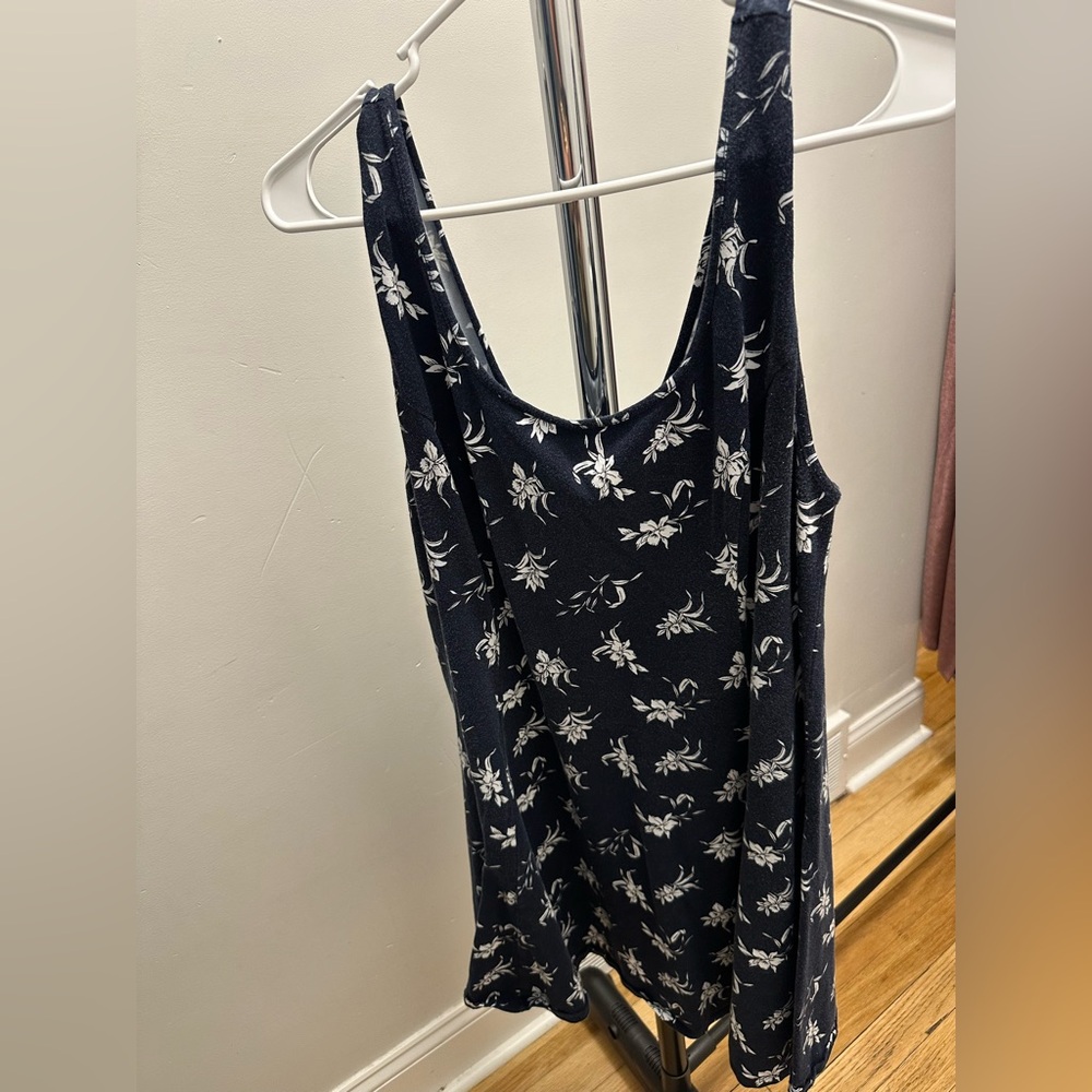 Forever 21 navy and white Floral Dress